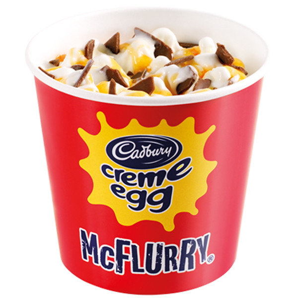 McDonalds, Cadbury Creme Egg McFlurry McDonalds, Cadbury Creme Egg McFlurry
